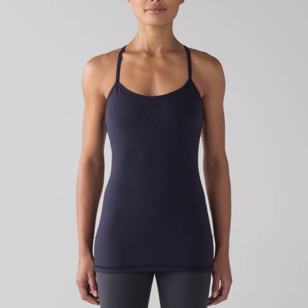Lululemon Power Y Tank in Midnight Blue